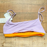 L*Space Purple and Orange Cut Out Bikini Top NWT- Size S (we have matching bottoms)