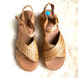Beach by Matisse Straw Strappy Esphadrilles- Size 9 (LIKE NEW)