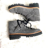 Marc Fisher Indre Grey Suede Lace Up Boots- Size 8.5