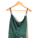 Goodnight Macaroon Green Polka Dot Dress NWT- Size S