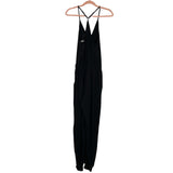 Pretty Garden Black Drawstring Waist Button Closure Surplice Jumpsuit NWT- Size S