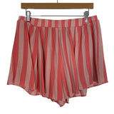 Buddy Love Bubblegum Striped Shirley Elastic High Waist Shorts NWT- Size L (sold out online, we have matching top)