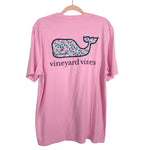 Vineyard Vines Pink Whale Pocket Tee- Size L