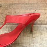 Prada Red Heel Sandals- Size 38.5 (US 8.5) see notes