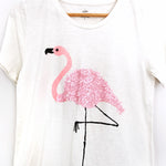 J. Crew Collection Flamingo Sequin Tee- Size S
