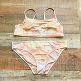 Madewell Ti-Dye Bikini Bottoms- Size L (Bottoms Only)