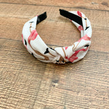 No Brand Flamingo Print Top Knot Headband