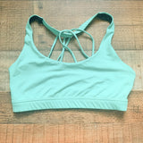 Icy Zone Seafoam Strappy Back Sports Bra- Size S