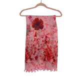 Peter Som Pink Floral Scarf