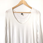 We the Free White Thermal Flowy Long Sleeve Top- Size S