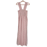 Petal + Pup Pink Gingham Smocked Elastic Bodice with Ruffle Straps Maxi Dress NWT- Size 8