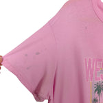 Show Me Your Mumu Pink West Coast Tee- Size L (sold out online, see notes)