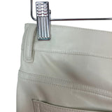 Avec Les Filles Bone Faux Leather Pants NWT- Size XS (see notes, Inseam 28”)