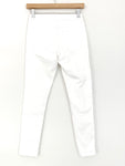 I & M Erin Capri White Distressed Mid-rise Jeans- Size 3 (Inseam 25”)