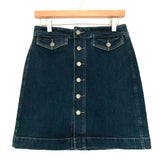 LOFT Denim Button Up Skirt NWT- Size 0