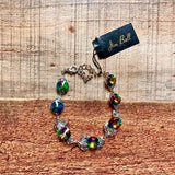 Jim Ball Swarovski Cystal and Silver Bracelet NWT