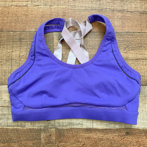 Fabletics Purple Strappy Back Sports Bra- Size ~S (see notes)