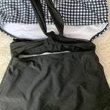 Bates Boutique Gingham One Piece Swimsuit (with removable cups) NWT- Size S