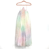 L'Atiste Pastel Dress with Metallic Tulle Overlay NWT- Size S