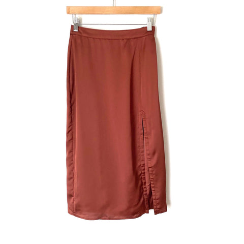 Abercrombie & Fitch Side Slit Midi Skirt NWT- Size XS