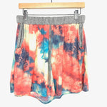 Egs Tie Dye Pull On Faux Drawstring Shorts- Size L