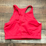 Outdoor Voices Red Padded Longline Sports Bra- Size S