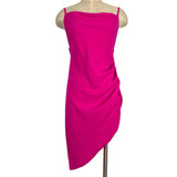 Amanda Uprichard Hot Pink Asymmetrical Back TieDress- Size S