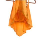 TYCHE BlueTique Orange Flowy Crop Top- Size M