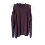 ALLSAINTS Purple Cold Shoulder Sweater- Size XS