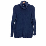 Aerie Blue Turtleneck Side Slit Sweater- Size XS