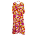 Petal + Pup Pink and Orange Print Maxi Dress- Size XL (sold out online)