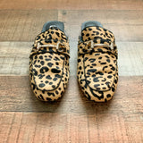Steve Madden Animal Print Faux Fur Rylie Mules- Size 8