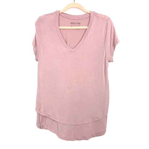 Latched Mama Maeve Maternity/Nursing Tee- Size M