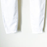 Kut From the Kloth White Connie Ankle Skinny Jeans with Raw Hem- Size 2 (Inseam 25")
