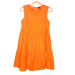 Who What Wear Orange Back Keyhole Dress- Size XS