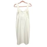 ASOS Ivory Front Slit Dress NWT- Size 8