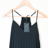 Gibson Black Pleated Dress NWT- Size XXS Petite