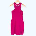 Express Magenta Cross Front Dress with Exposed Back Zipper- Size 0