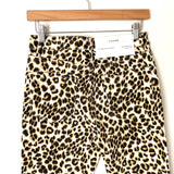 FRAME High Rise Cigarette Animal Print Skinny Jeans NWT- Size 28 (Inseam 25")