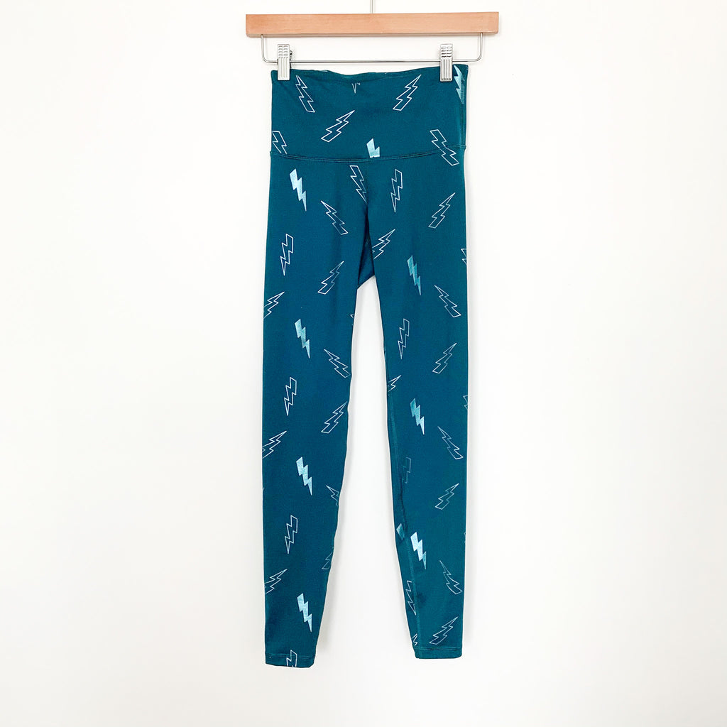 Old Navy Active Metallic Lightning Bolt Print Leggings- Size XS (Insea –  The Saved Collection