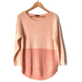 Amaryllis Pink Knit Sweater- Size XS