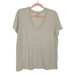 Universal Thread Taupe V-Neck Tee- Size L