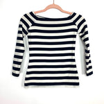 J Crew Navy/White Striped Top NWT- Size XXS