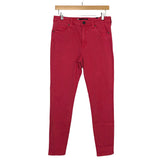 KUT from the Kloth Dark Pink Donna High Rise Ankle Straight Jeans NWT- Size 4 (Inseam 26.5”)