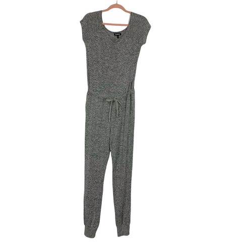 Express Heathered Grey Jumpsuit- Size XS