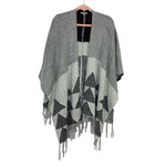 Jodifl Poncho Fringe Cardigan- Size S