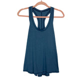 Lululemon Heathered Teal Back Slit Racerback Tank- Size ~6 (see notes)