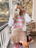 Buddy Love Gold Sequin Reba Skirt NWT- Size S (sold out online)