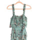 Storia Ruffle Tiered Floral Maxi Dress- Size S