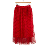 Eloquii Red Heart Tulle Midi Skirt NWT- Size 14/16 (sold out online)